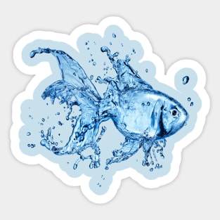 Aqua Fish Sticker